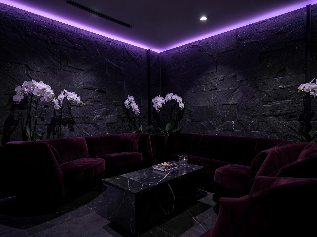 Elegant private spa interior