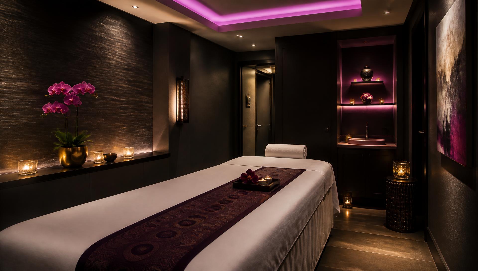 Quiet massage room
