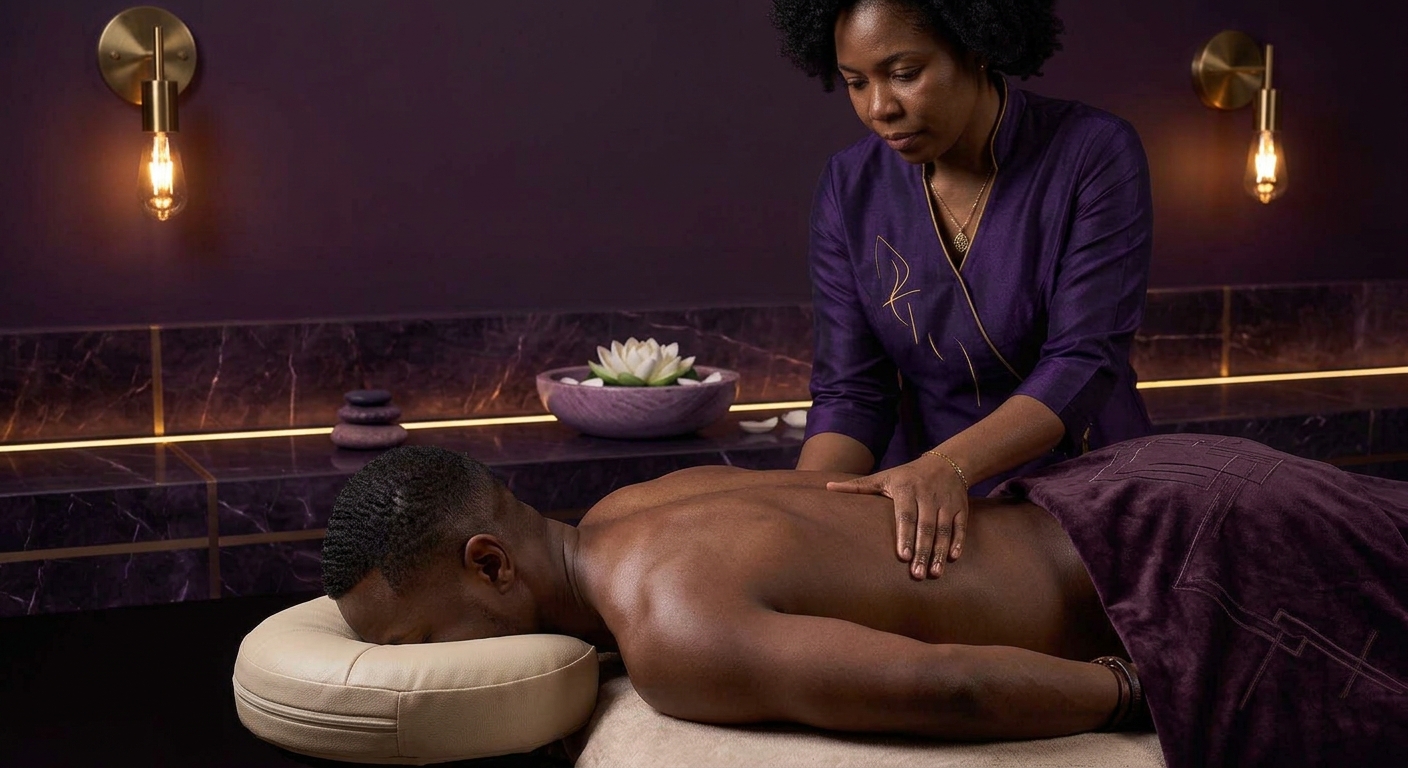 Massage treatment from the five-treatment wellness package
